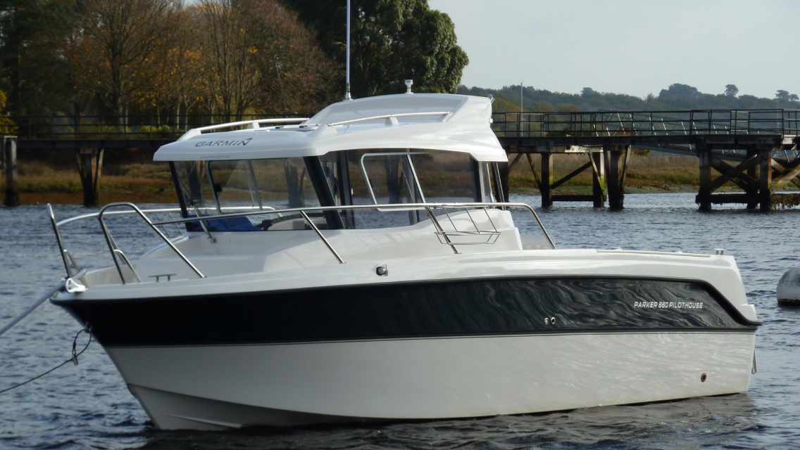 Parker Boat Nosey at anchor