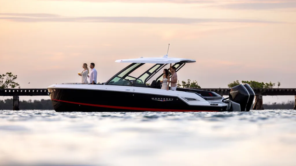 MONTEREY ELITE 30 – TWIN OUTBOARD, UNMATCHED LUXURY & PERFOMANCE BOWRIDER full