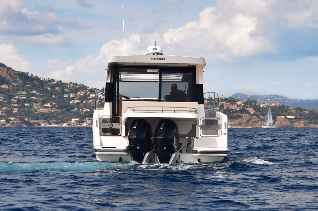 2027 PARKER MONACO 110 – LUXURY SPORTS CRUISER WITH TWIN MERCURY 300HP OUTBOARDS full